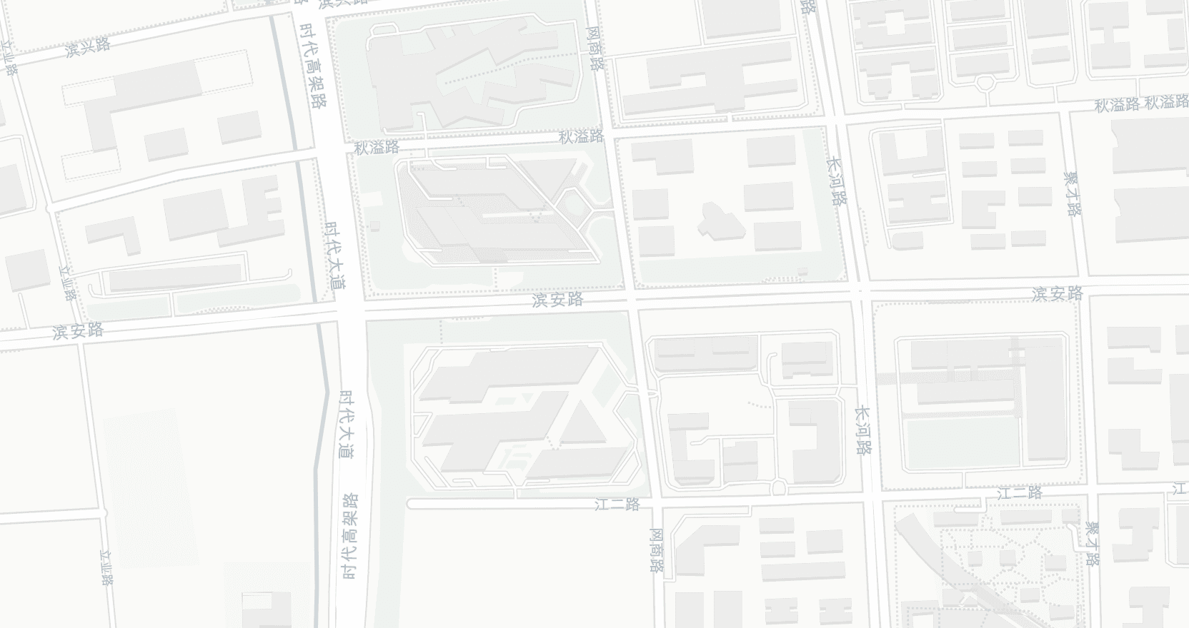 Map showing the company location in Changhe Subdistrict, Binjiang District, Hangzhou